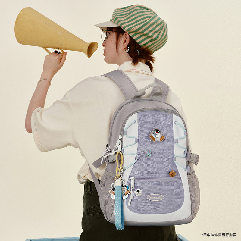 VANWALK Cute Pingu Collaboration Series Backpack v2935