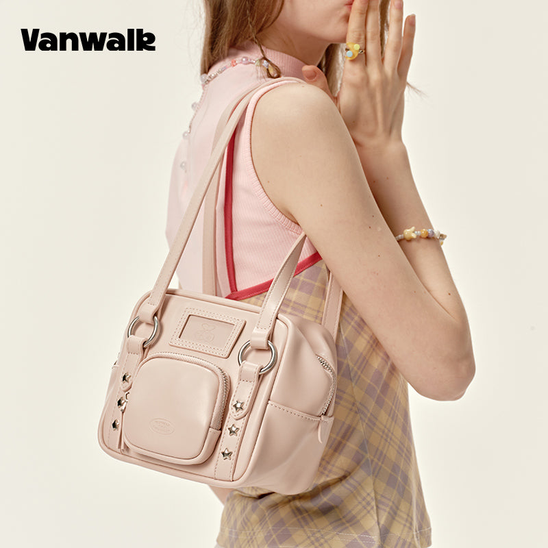 VANWALK กระเป๋าสะพายไหล่แบบถือสำหรับพักผ่อน V2918