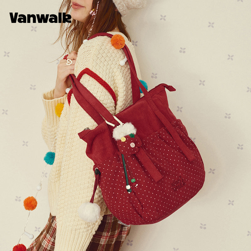 VANWALK Christmas Collection Large Capacity Shoulder Bag v3002