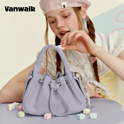 กระเป๋าสะพายไหล่ขนาดเล็ก VANWALK รุ่น Gulugulu Series Original Star ลายรูดาว ทำจากหนัง PU รุ่น V3051