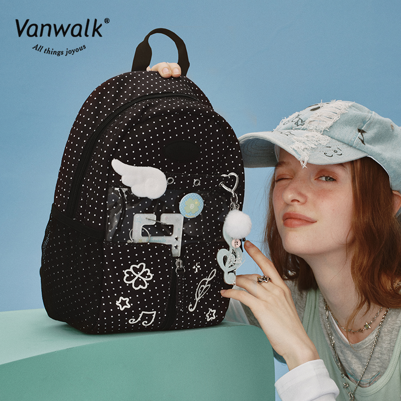 Vanwalk กระเป๋าเป้ Happy Band หลายช่อง V2901