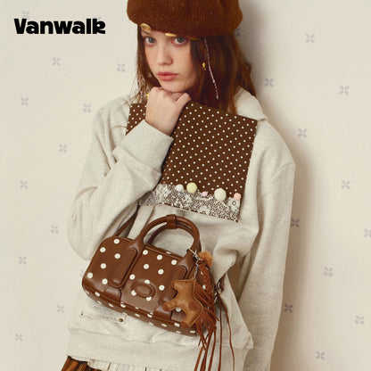 VANWALK กระเป๋าสะพายไหล่ดีไซน์น่ารัก ความจุใหญ่ รุ่น v3005