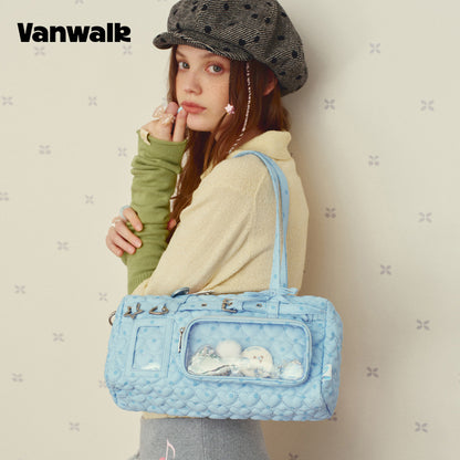 กระเป๋าสะพายไหล่รุ่น VANWALK ชุดขนมต้มข้าวเหนียว v2995