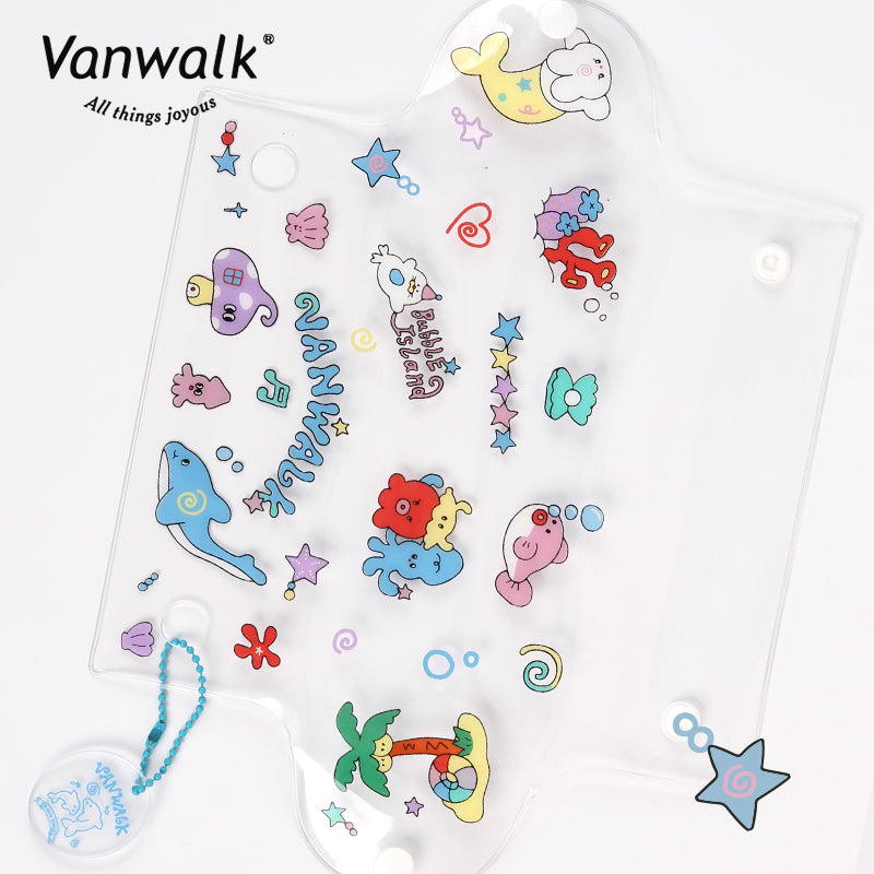 Vanwalk lucu Bubble Island Spectacle case K528