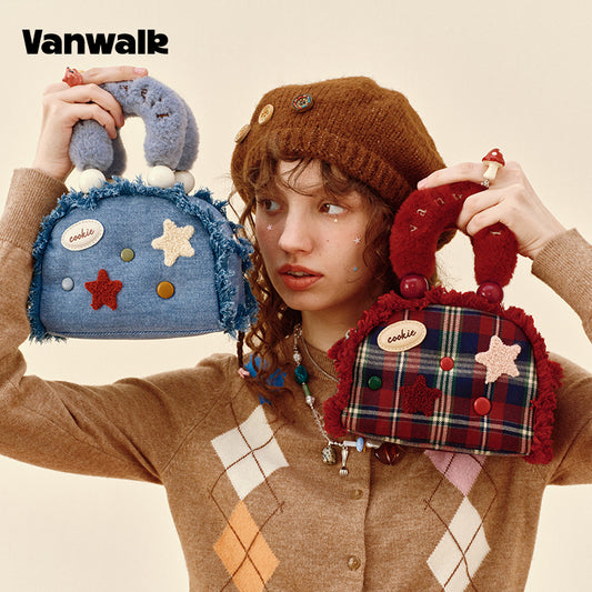 VANWALK Pinecone Tribe Series Orihinal na Shoulder Bags Handbag V2992