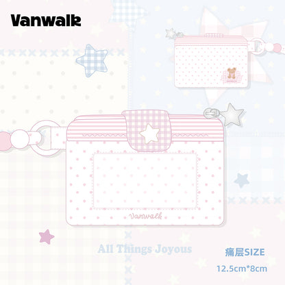 VANWALK 可可派系列可愛兔子掛繩證件卡套 VS125