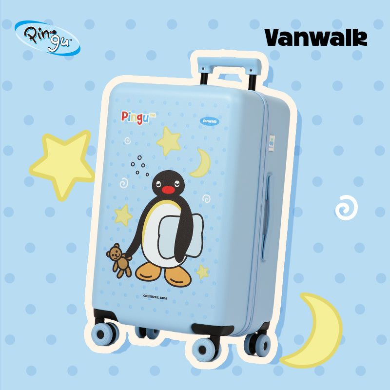 Vanwalk Large capacity Pingu Collaboration Serie suitcase B1010