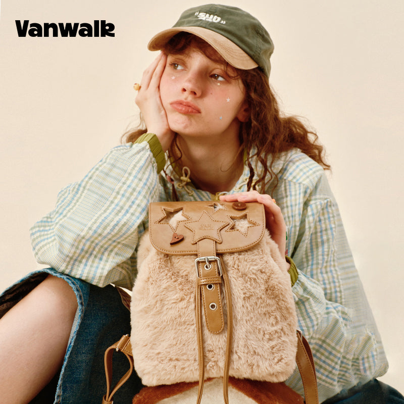 VANWALK กระเป๋าเป้สำหรับนักเรียนดีไซน์น่ารัก Lovely Note รุ่น v2904