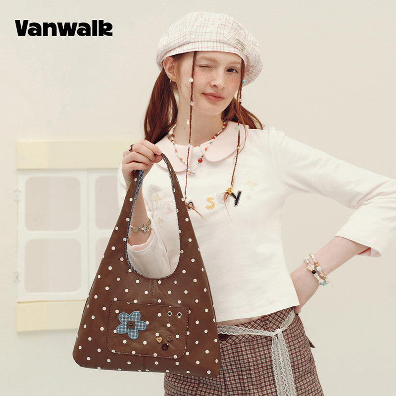 VANWALK Planner House Double-Sided Tote Bag/Shoulder Bag v3026