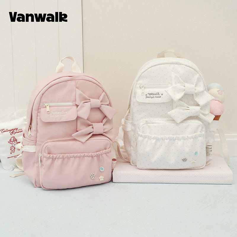 กระเป๋าเป้สะพายหลังชุดบ้านสมุดบันทึกทำมือแสนรัก vanwalk รุ่น v3031