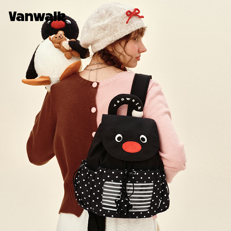 VANWALK กระเป๋าเป้สำหรับนักเรียนดีไซน์น่ารัก Lovely Note รุ่น v2904