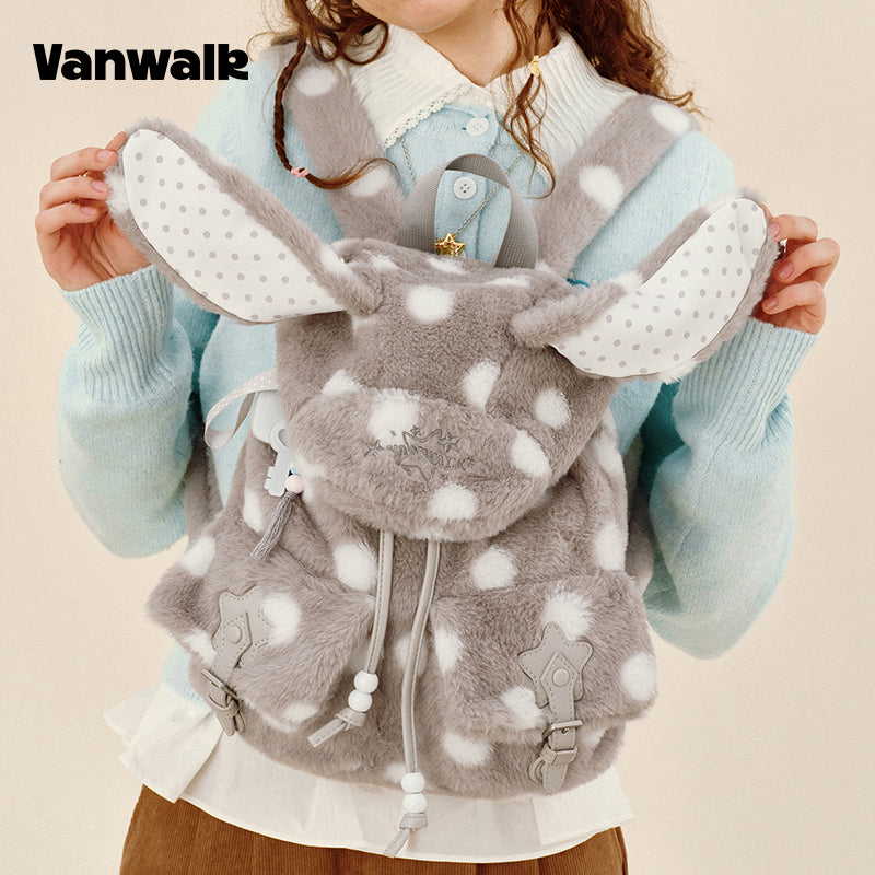 VANWALK กระเป๋าเป้สำหรับนักเรียนดีไซน์น่ารัก Lovely Note รุ่น v2904