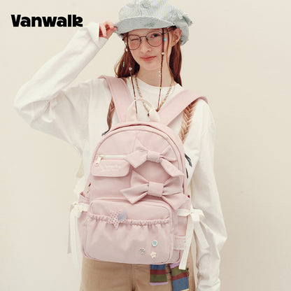 กระเป๋าเป้สะพายหลังชุดบ้านสมุดบันทึกทำมือแสนรัก vanwalk รุ่น v3031