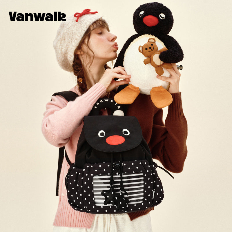 VANWALK กระเป๋าเป้สำหรับนักเรียนดีไซน์น่ารัก Lovely Note รุ่น v2904