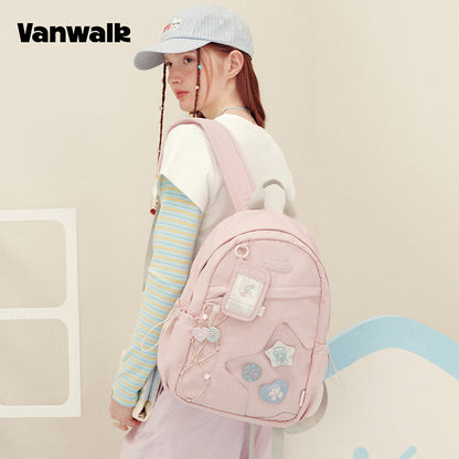 กระเป๋าเป้สะพายหลังชุดบ้านสมุดบันทึกทำมือแสนรัก vanwalk รุ่น v3029