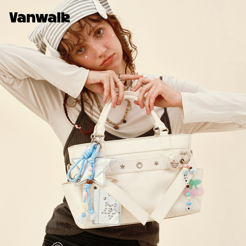 กระเป๋าถือ/สะพายข้าง VANWALK รุ่น Pinecone Tribe ซีรีส์ v2989