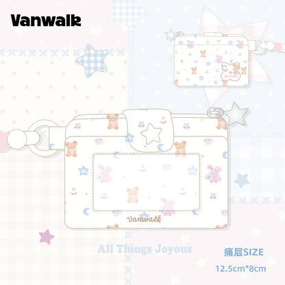 VANWALK 可可派系列可愛兔子掛繩證件卡套 VS125