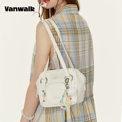 VANWALK กระเป๋าสะพายไหล่แบบถือสำหรับพักผ่อน V2918