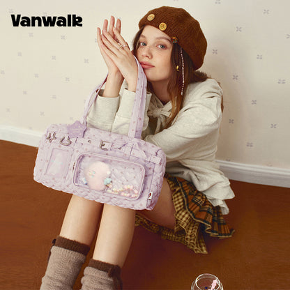 กระเป๋าสะพายไหล่รุ่น VANWALK ชุดขนมต้มข้าวเหนียว v2995