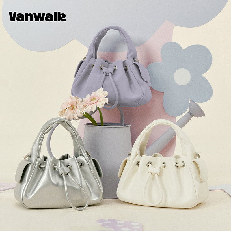 กระเป๋าสะพายไหล่ขนาดเล็ก VANWALK รุ่น Gulugulu Series Original Star ลายรูดาว ทำจากหนัง PU รุ่น V3051