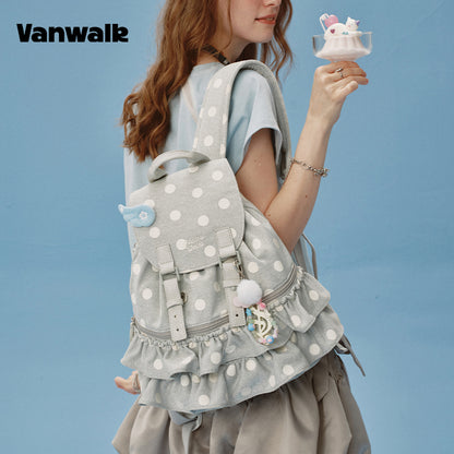 VANWALK กระเป๋าเป้สำหรับนักเรียนดีไซน์น่ารัก Lovely Note รุ่น v2904