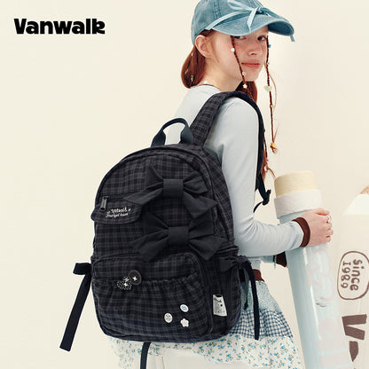 กระเป๋าเป้สะพายหลังชุดบ้านสมุดบันทึกทำมือแสนรัก vanwalk รุ่น v3031