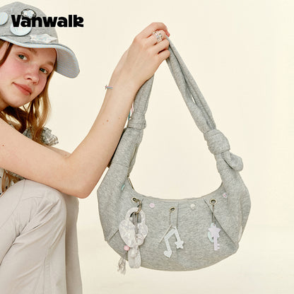 กระเป๋าสะพายไหล่ขนาดเล็ก VANWALK รุ่น Gulugulu Series Original Star ลายรูดาว ทำจากหนัง PU รุ่น V3051