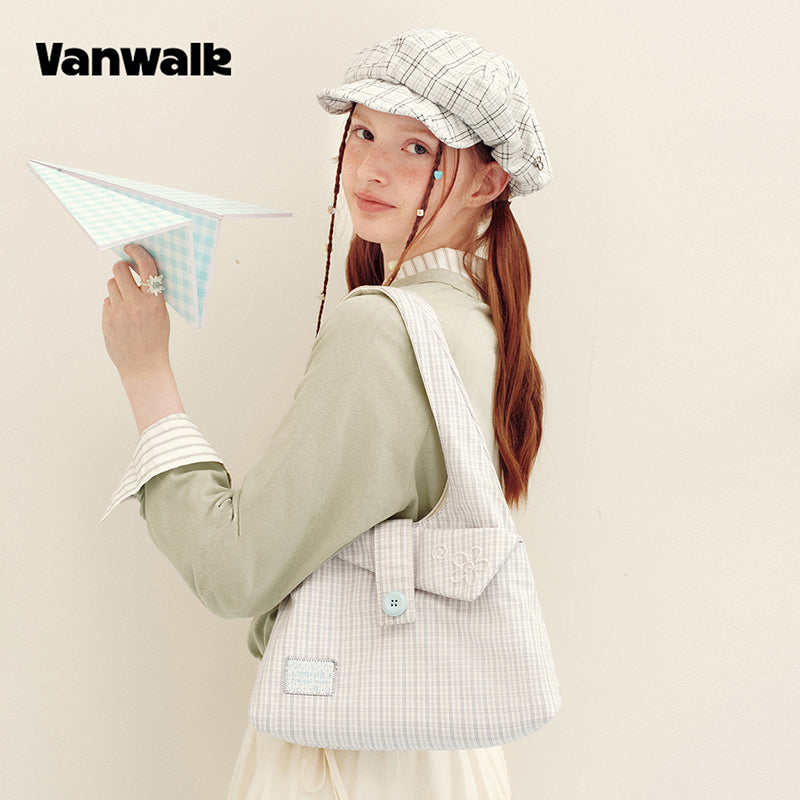 VANWALK Planner House Double-Sided Tote Bag/Shoulder Bag v3026