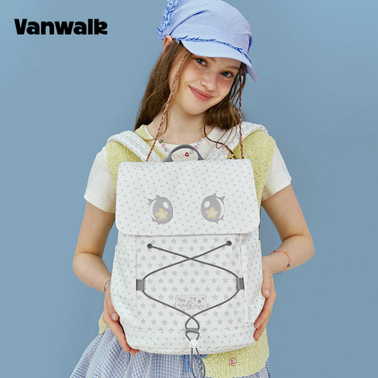 Vanwalk حقيبة ظهر طلابية بتصميم ممتع Moonstarry Park v2958