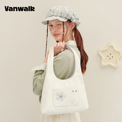 VANWALK Planner House Double-Sided Tote Bag/Shoulder Bag v3026