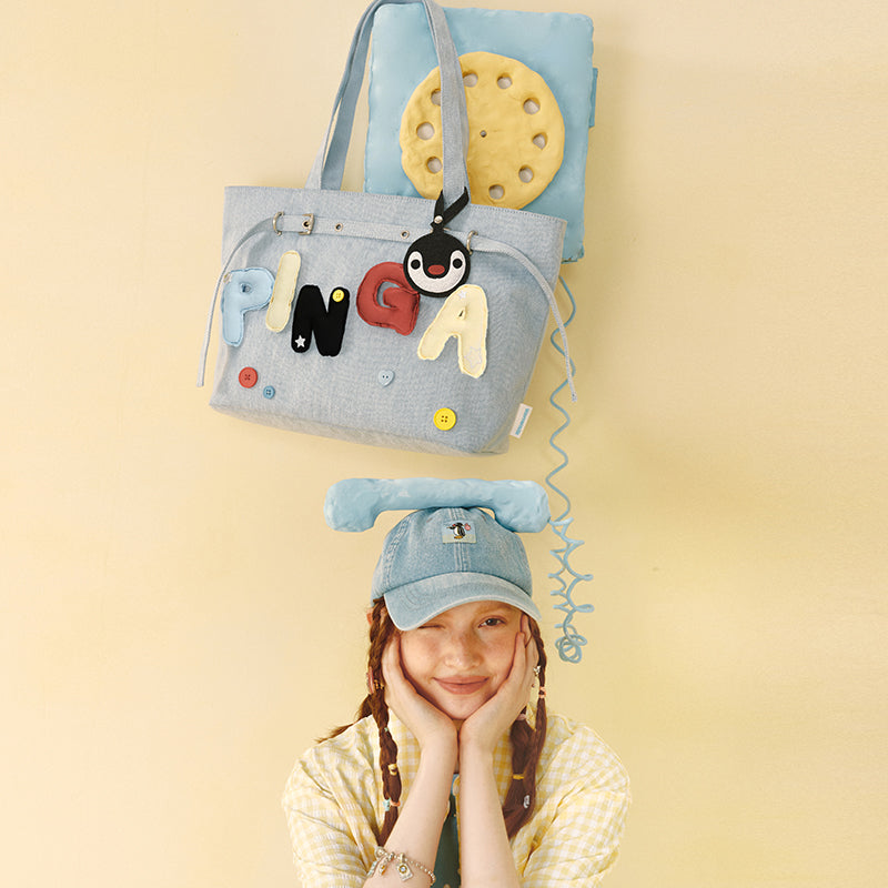 VANWALK Cute Pingu Collaboration Series Shoulder Bag Handbag v2939