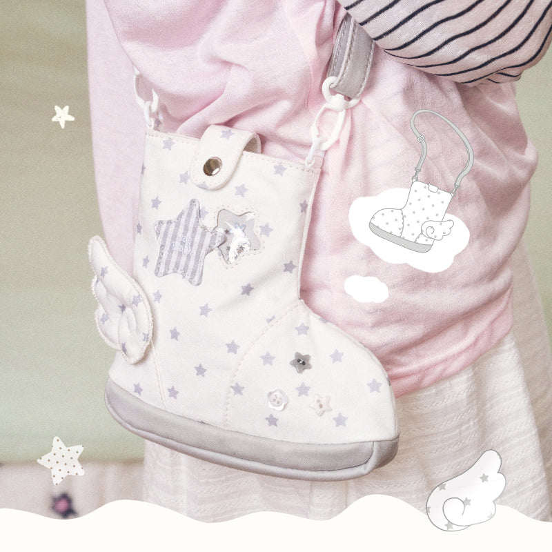 Túi đeo chéo nhồi bông hình chiếc ủng dễ thương dòng Cocoapie của Vanwalk VS122