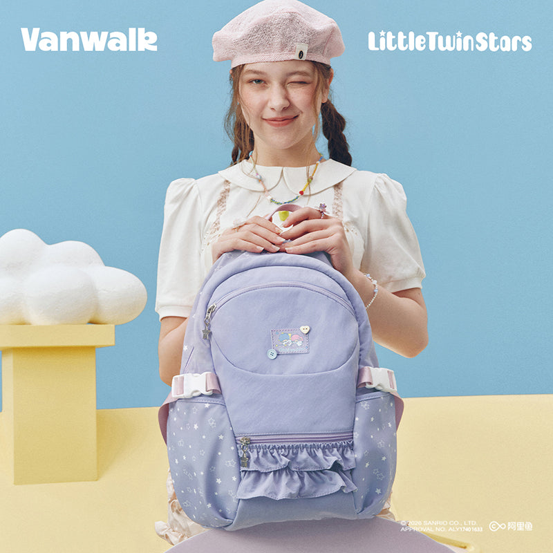 VANWALK Little Twin Stars Sanrio Collaboration Backpack V3073