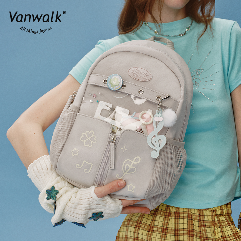 Vanwalk กระเป๋าเป้ Happy Band หลายช่อง V2901