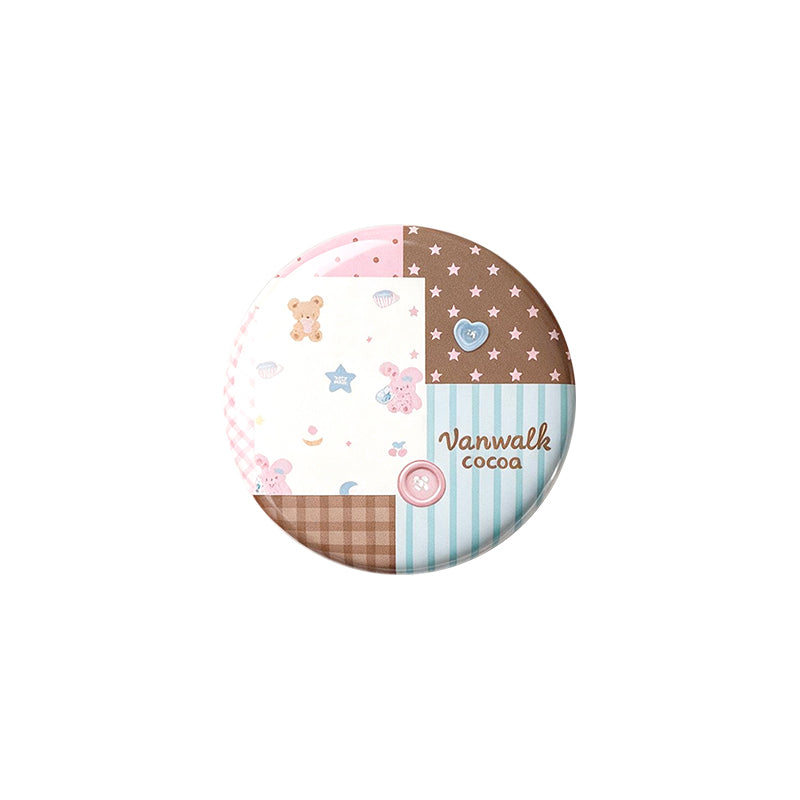 Vanwalk Serye Cocoapie Cute na Plush Charm at Badge K730