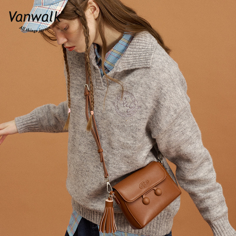 Vanwalk กระเป๋าสะพายข้างซีรีส์คริสต์มาสกันน้ำ V2874