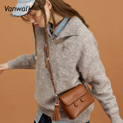 Vanwalk กระเป๋าสะพายข้างซีรีส์คริสต์มาสกันน้ำ V2874