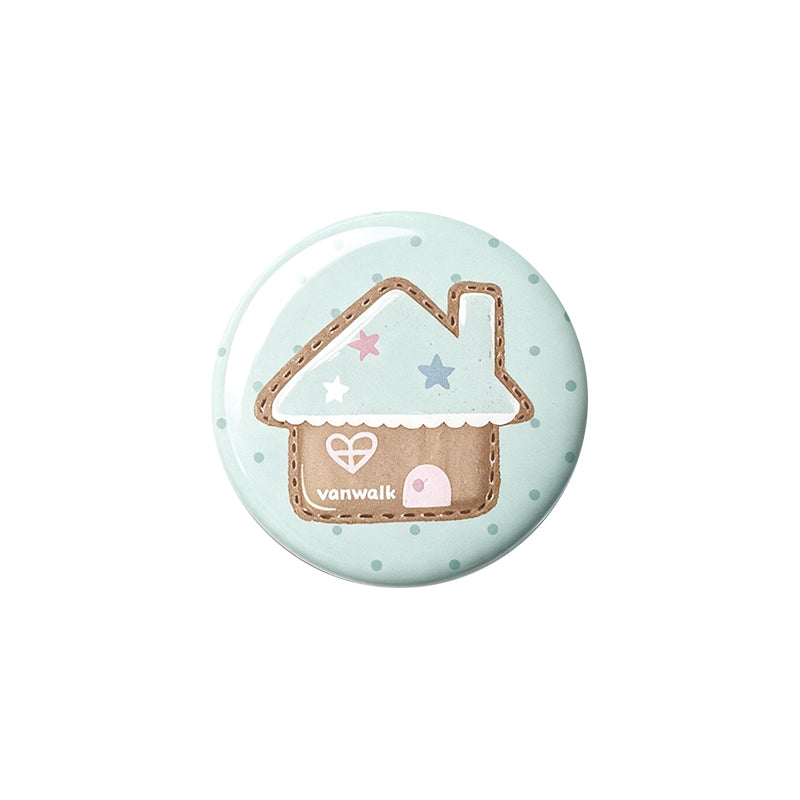 Vanwalk Serye Cocoapie Cute na Plush Charm at Badge K730