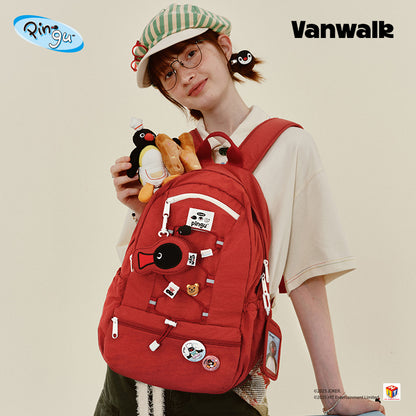 حقيبة ظهر سلسلة تعاون Vanwalk Pingu موديل V2921