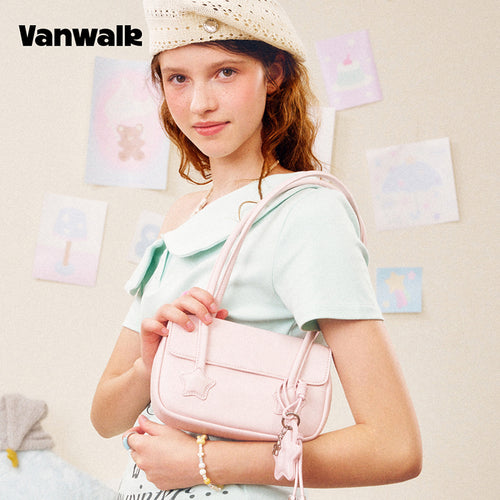 VANWALK COCOA PIE 系列原创设计单肩包 V3087
