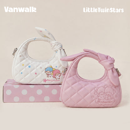 กระเป๋าสะพายไหล่และกระเป๋าถือดีไซน์น่ารัก Sanrio Little Twin Stars VANWALK รุ่น V3076