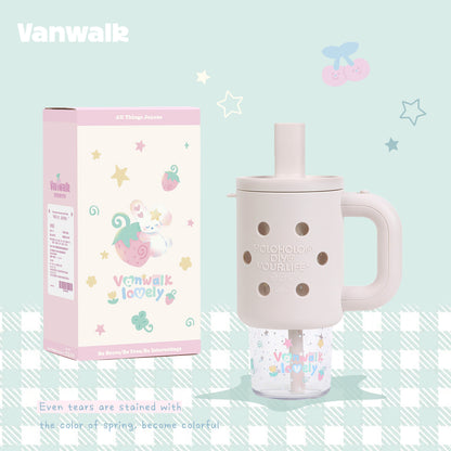 Vanwalk سلسلة كوكوبي زجاجة مياه لطيفة سعة 800ml k714
