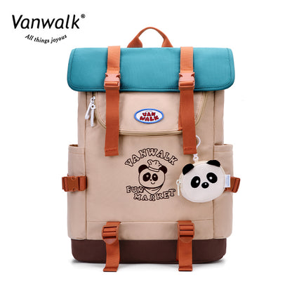 Vanwalk حقيبة ظهر مقاومة للماء FUN MARKET V2793