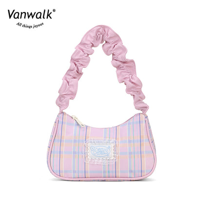 Vanwalk กระเป๋าสะพายไหล่สไตล์หรู V2815