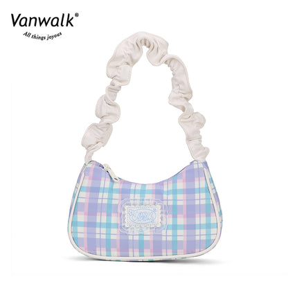 Vanwalk กระเป๋าสะพายไหล่สไตล์หรู V2815