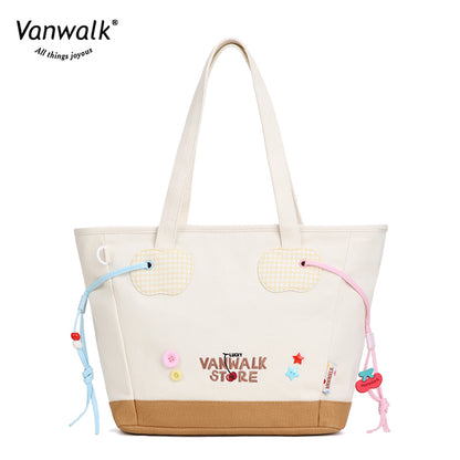 Vanwalk กระเป๋าสะพายไหล่คริสต์มาสกันน้ำ V2868