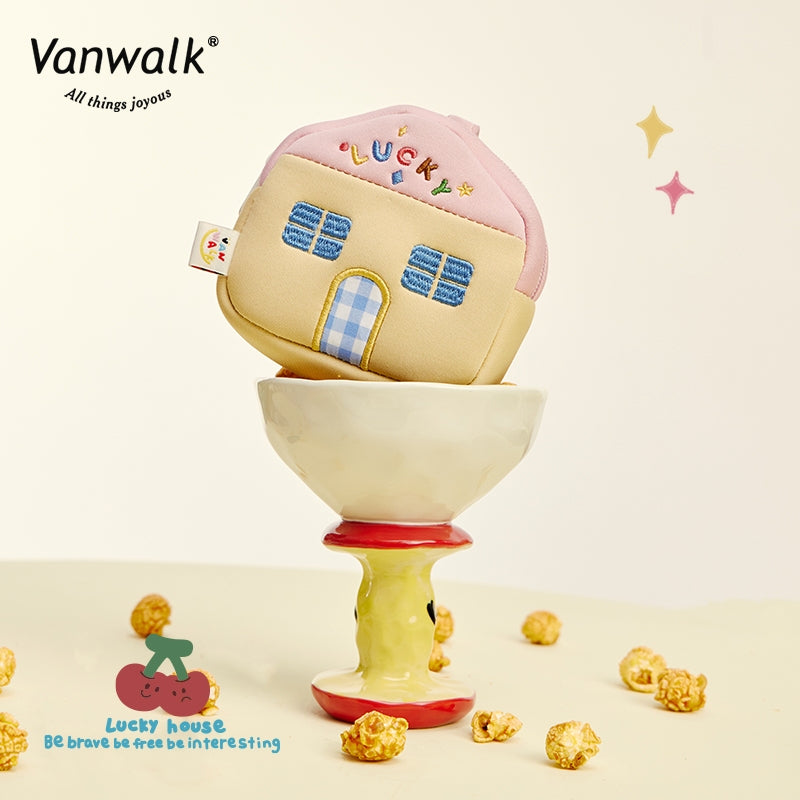 Vanwalk กระเป๋าใส่เหรียญ Lucky House ดีไซน์น่ารัก K435