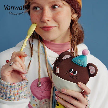 Vanwalk กระเป๋าใส่เหรียญ Lucky House ดีไซน์น่ารัก K435