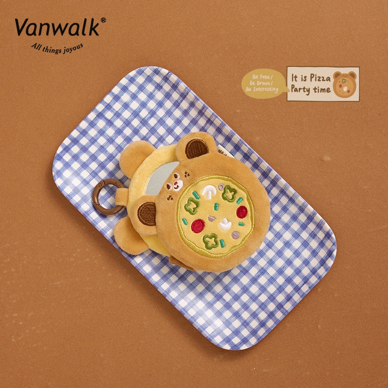 Vanwalk กระเป๋าอุปกรณ์เสริมดีไซน์น่ารักรูปพิซซ่า K547
