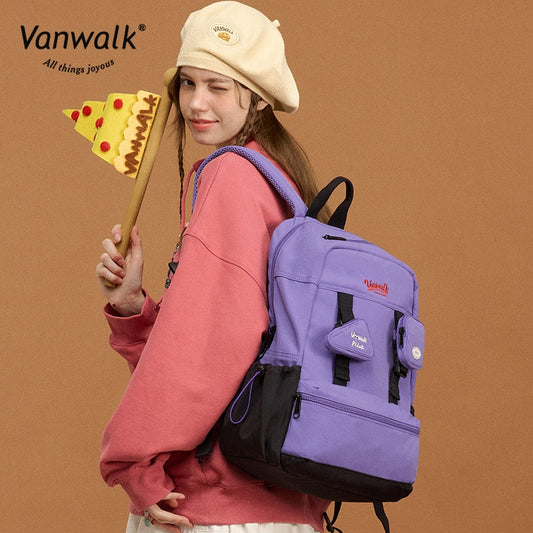 กระเป๋าเป้ซีรีส์พิซซ่าน้ำหนักเบา Vanwalk V2855